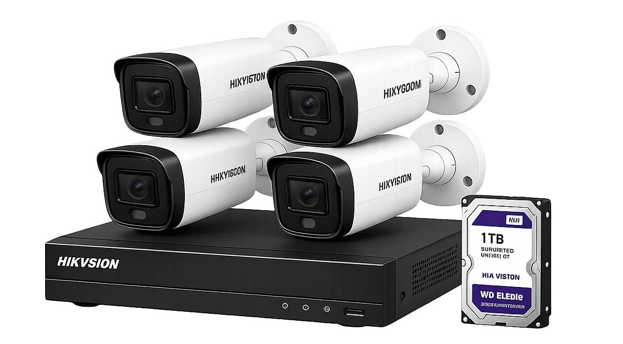 Paket CCTV Hikvision Original 4 Channel