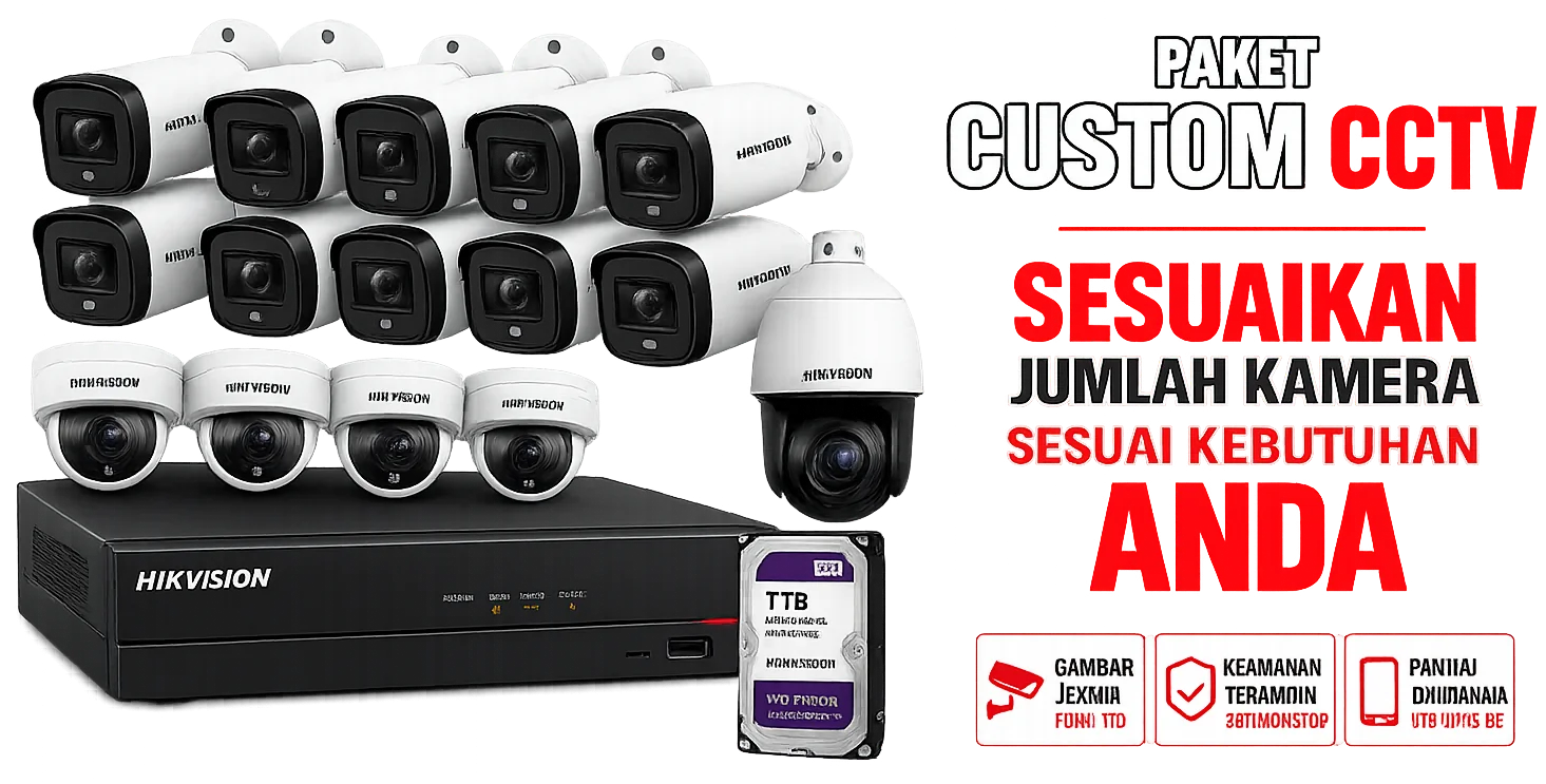 Paket CCTV Hikvision Original Custom