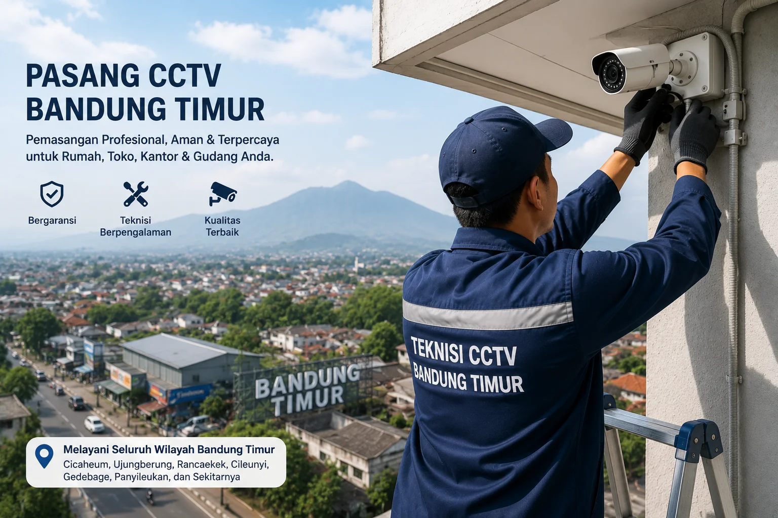 Jasa Pasang CCTV Bandung Timur GuardVision